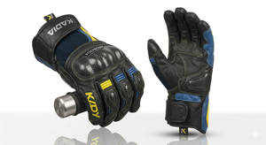 Guantes de Motociclismo de Carreras de Alta Calidad al por Mayor, Antideslizantes, con Palma Reforzada y Protección de Nudillos de Fibra de Carbono, Equipo Profesional de Carreras - Product Image 4
