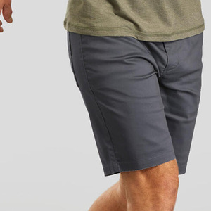 Pantalones Cortos Bermuda para Hombre, Color Gris Oscuro, Cintura Media, Cierre de Botones, Secado Rápido, Tela Oxford, Logotipo Frontal, Estilo Casual - Product Image 3