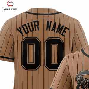 Maillots de baseball pas chers en gros – Fourniture en vrac de maillots de baseball pour hommes, femmes et tenues d'équipe unisexes - Product Image 4