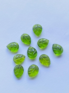 Perles de pierres précieuses en quartz vert naturel AAA+ en gros, rondes, taillées brillamment, polies, fournitures pour la fabrication de bijoux - Product Image 1
