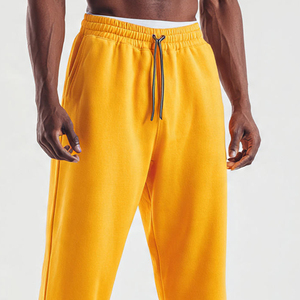 Pantalon de jogging 100 % coton pour homme, personnalisable avec logo, en molleton respirant, décontracté, vente en gros - Product Image 3