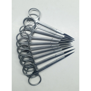 Lote de 10 Tijeras Iris de Alta Calidad, 4.5 Pulgadas, Rectas, de Acero Inoxidable, Instrumentos Quirúrgicos Dentales y ORL - Product Image 1