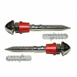 Dhananjay Polymers Ss Rack Bolt for Wash Basin Zinc Plated Mild Steel 16mm Cross Head Three Set 1 Year Warranty Low Pressure - Product Image 5