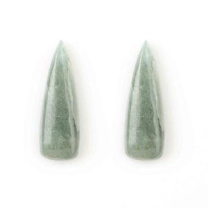 Aguamarina Natural de Alta Calidad, 10x30mm, Forma Trillón, Cabujón Plano, Calibrado, Piedras Preciosas Sueltas para Joyería - Product Image 1