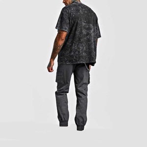 Men's <b>Tie</b> <b>Dye</b> Cotton T-Shirt Crew Neck Short Sleeve Casual Summer <b>Set</b> Top Breathable Regular Fit Solid Pattern Discharge Printed - Product Image 5