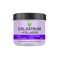 Colostrum Premium avec Poudre de Collagène : Soutient le Système Immunitaire, la Santé Intestinale, Favorise la Jeunesse de la Peau, des Cheveux et des Ongles