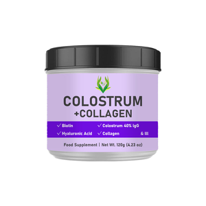 Calostro Premium con Colágeno en Polvo, Apoya el Sistema Inmunológico, la Salud Intestinal, Promueve la Juventud de la Piel, Cabello y Uñas - Product Image 1