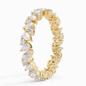 Anillo de Eternidad Completo con Diamantes y Racimo de Piedras Ornamentales - Product Image 1