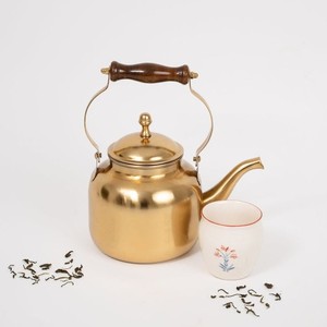 Decorative Copper Water Kettle Wooden Handle Elegant <b>Teapot</b> for Boiling Water Home Kitchenware Hotel Home Restaurant Use - Product Image 2