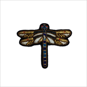Parche Bordado de Libélula Hecho a Mano de Lujo con Efecto 3D en Relieve, Ecológico y Resistente al Agua para Prendas de Moda Personalizadas - Product Image 3