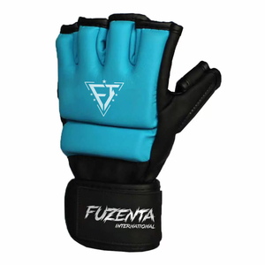 Gants de combat MMA en cuir véritable pour la compétition, rembourrage en mousse souple, artisanat supérieur, gants de grappling UFC MMA - Product Image 2