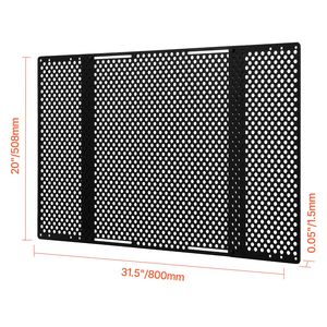 Accessori per Interni Camper: Protezione per Porta con Schermo Regolabile 22-31.5" con Installazione Facile e Griglia a Nido d'Ape Rinforzata e Traspirante - Product Image 5