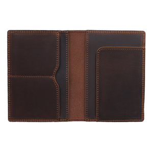 Cartera de Viaje Personalizada al por Mayor, Tarjetero de Bolsillo, Estuche para Pasaporte, Porta Tarjetas de Cuero Genuino - Product Image 6