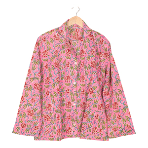 Premium Quality Indian Handmade Cotton Pajama <b>Set</b> For Womens Soft Comfortable Accessories Multi <b>Colour</b> Floral Summer Sleepwear - Product Image 5