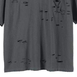T-shirts déchirés 100 % coton, très demandés, personnalisés pour hommes, respirants, séchage rapide, écologiques, à manches courtes - Product Image 6