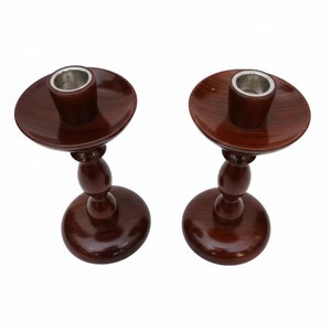 Portavelas de Madera - Ecológico y Resistente al Calor, Hecho a Mano para Decoraciones de San Valentín, Navidad y Cumpleaños - Product Image 2