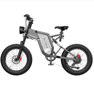 Brake 24V 35AH 1000W 20*4.0-inch Fat Tire >50km/h 150km <b>Range</b> EKXBIKE X20 Aluminum Alloy Frame 18-Speed MID Drive Dual - Product Image 1