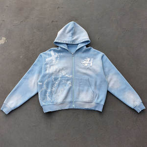 ผู้ผลิตเสื้อฮู้ดดี้ผ้าฝ้ายฟลีซ 100% ทรงเข้ารูป เป็นมิตรกับสิ่งแวดล้อม ระบายอากาศได้ดี สำหรับฤดูหนาว  แบบซักพิเศษสำหรับผู้ชาย ปักโลโก้ตามสั่ง - Product Image 6