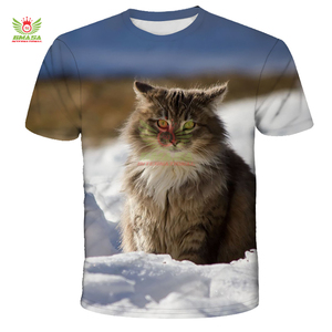 Camiseta Blanca para Sublimación, Manga Corta, Cuello Redondo, Tela de Poliéster Ligera, para Hombre, Color Duradero, Lavable, Estilo Vintage Vibrante, Corte Ajustado - Product Image 3
