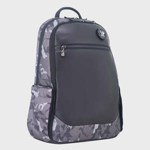 Sac à dos pour ordinateur portable Arctic Fox Militant Camo Black avec port USB, sac de voyage Oxford - Product Image 3