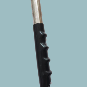 Recogedor de basura resistente de acero negro a prueba de viento con mango largo y cierre automático - Product Image 2