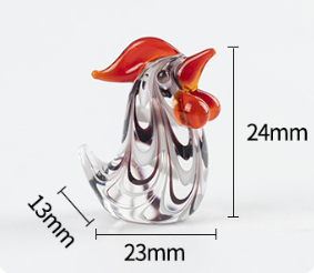 ตุ๊กตาไก่แก้วเป่ามือสำหรับตกแต่งบ้านตลอดทั้งปี - Product Image 4