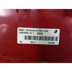 ไฟท้ายด้านนอกซ้ายมือ ของแท้ ปี 2002-2007 รุ่น A8 D3  4E0945095C มือสอง - Product Image 4