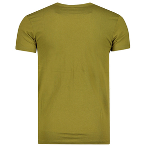 Camisetas de Cuello en V para Hombre, Estilo Moderno, Color Verde Claro, 100% Algodón, Transpirables, de Secado Rápido, para Fitness, Manga Corta - Product Image 4