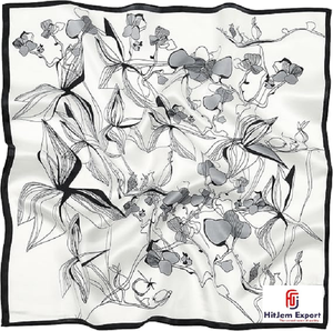 Premium Printed Short <b>Scarf</b> Fabric Wholesale OEM ODM Custom Logo White Label Textile Manufacturer Export Supplier - Product Image 1