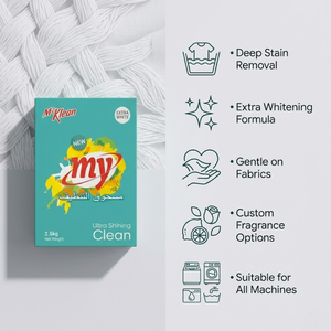 Detergente en Polvo para Ropa Secado por Aspersión 2.5kg |   Detergente en Polvo de Alta Espuma, Alta Calidad, Bajo Precio, Jabón en Polvo OEM, Calidad de Exportación a Granel - Product Image 4