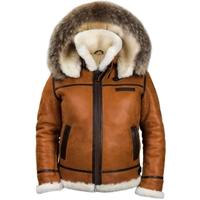 Blouson Bomber Homme Coupe-Vent en Cuir PU Gaufré Effet Peau de Mouton, Col Montant Zippé, Coupe Droite, Doublure Polyester, Vêtement d'Extérieur Automne