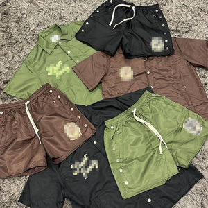 Ensemble de vêtements de sport pour homme, fabuleux, d'hiver, fin, respirant, à séchage rapide, 100% coton tissé, avec haut à manches courtes et short de sport - Product Image 4