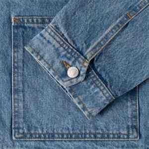 Veste en jean bleu personnalisée de haute qualité pour hommes, veste décontractée en coton à fermeture éclair, taille adulte, vestes en jean pour hommes, veste en jean - Product Image 5