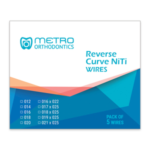 Reverse Curve Nickel <b>Titanium</b> Archwire Rectangular Super Elastic NiTi Orthodontic <b>Wire</b> Heat Activated Shape Memory Dental Manual - Product Image 3
