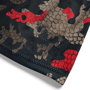 กางเกงวิ่งลายพรางผู้ชาย โลโก้แบบซับลิเมชั่นสั่งทำได้ ผ้าฝ้ายหนานุ่ม มีเชือกผูกเอว กางเกงออกกำลังกาย ขายส่งจำนวนมาก - Product Image 6