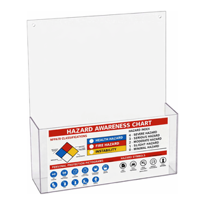 Estación de Trabajo de Pared Brady Mini English SDS para Laboratorios y Áreas de Trabajo Química - Product Image 1