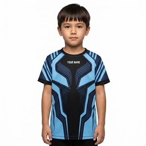Camiseta de Artes Marciales Mixtas (MMA) Personalizada para Niños, Sublimada, de Manga Corta, Transpirable, para Entrenamiento Juvenil - Product Image 5