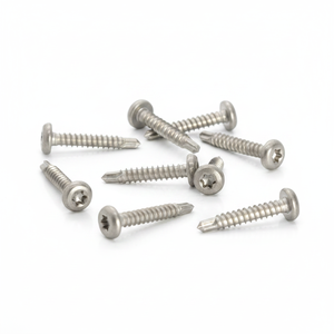 Tornillos de Cabeza Plana PDC, Acero Inoxidable 304/316/410, Tratado Térmicamente, Rosca Estándar Métrica/Pulgada, Acabado Natural, Clase 7.1, Venta al Por Mayor - Product Image 1