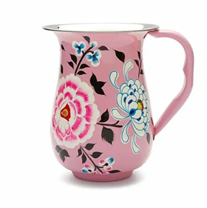 Jarra de agua estilo Medio Oriente de Manufaqcturing by King International, nueva, de color claro y con diseño impreso hecho a mano. - Product Image 4