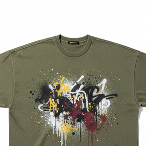 เสื้อยืดโอเวอร์ไซส์สไตล์วินเทจฟอกสีแบบแอซิดวอช พิมพ์ลายกราฟิกตามสั่ง ผ้าคอตตอนหนานุ่ม เสื้อเปล่าสไตล์สตรีทแวร์ - Product Image 4