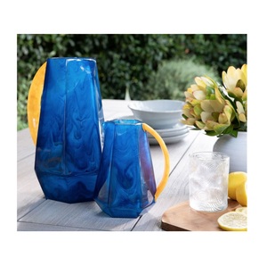 High on Demand Contemporary Handmade Resin Jug for Juice Water Serving and Decorative Home Accent Collection - Product Image 1
