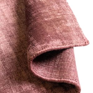 Hand Loomed Handmade Tip-Shred Silk Washable Non-Slip Plush <b>Thick</b> Solid <b>Rug</b> - Product Image 5