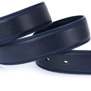 Ceinture en cuir de bonne qualité avec boucle à ardillon et logo personnalisé, vente en gros, ceinture décontractée en cuir véritable pour homme, personnalisable - Product Image 2