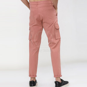 Pantalon cargo décontracté pour homme, design personnalisé, nouvelle collection, haute qualité, coupe droite, léger, couleur unie, confortable, 100% coton, respirant - Product Image 3