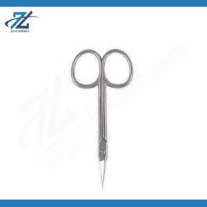 Cuticle <b>Scissors</b> Curved Tip Manicure Pedicure Nail Cut Makeup <b>Scissor</b> Stainless Steel Cuticle Trimming Beauty Grooming Tool - Product Image 5