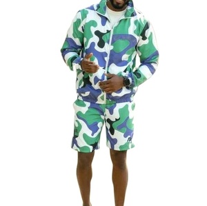 Windbreaker Summer Suit Customized Printed Logo Zip-Up Stand Retro Men's Color Block Nylon Waterproof Breathable - Product Image 4