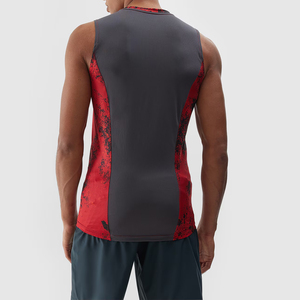 Camiseta sin Mangas para Hombre, Transpirable, de Secado Rápido, Cuello Redondo, Color Sólido, Estilo Deportivo, Spandex/Poliéster, Corte Holgado para Gimnasio, Entrenamiento, Fisicoculturismo - Product Image 6