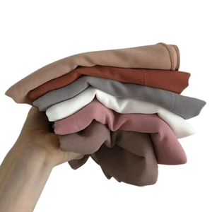 Hiyab de Algodón Liso para Mujer, Suave, Transpirable y Ligero, Pañuelo Musulmán, Envoltura Islámica para la Cabeza, Venta al Por Mayor - Product Image 5