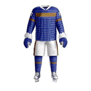Customized 100% Polyester Sublimated Ice Hockey Practice Jersey High Quality with Logo Printed Ice hockey uniform - Product Image 1
