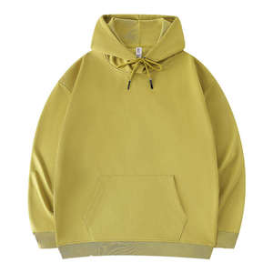 Sudadera con Capucha para Hombre, Estilo Relajado y Sencillo, Sudadera Holgada de Color Sólido, Estilo Urbano, Sudadera Oversize Hip-Hop - Product Image 3